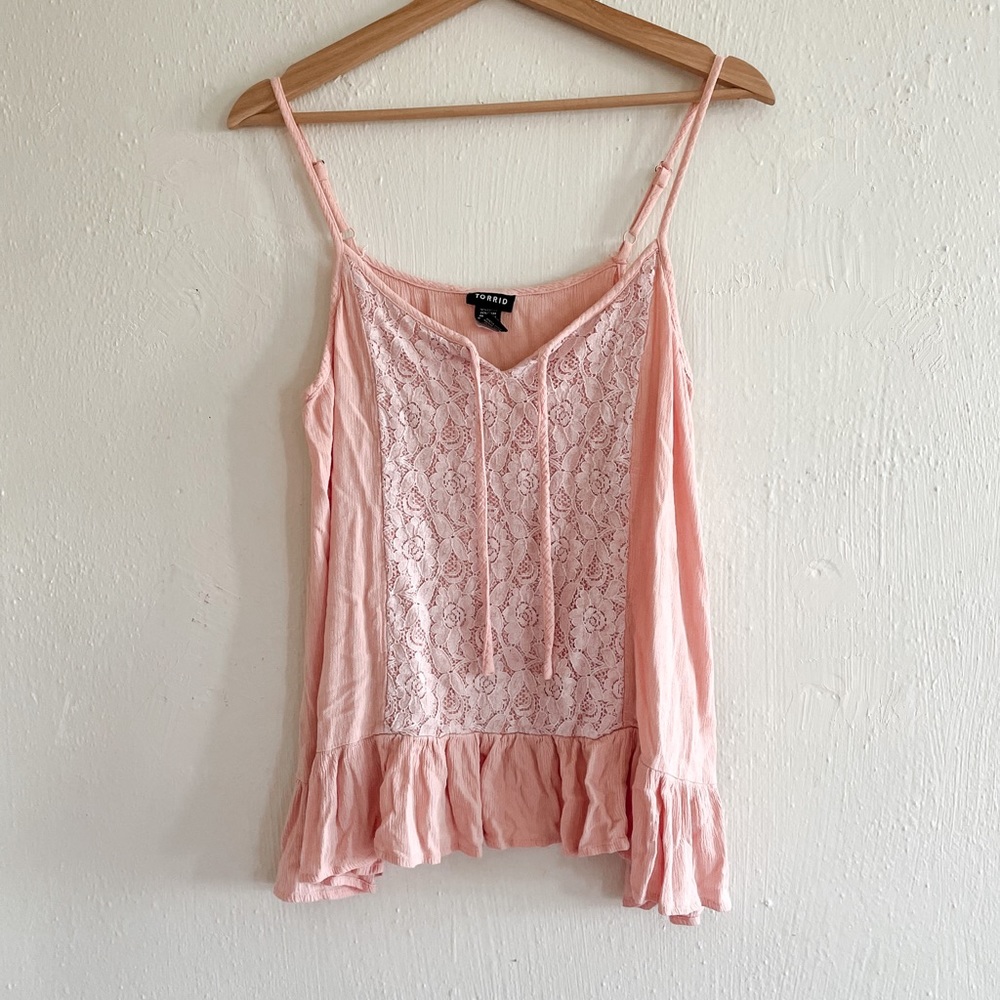 Torrid Pink/Coral Tank Top Size 1